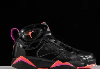JORDAN 7 PATENT BLACK 313358-006 AIR RETRO 0707